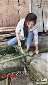 27K views · 713 reactions | Impressionada com a habilidade que essa menina tem de fazer móveis com bambu.  | Jardim perfeito | Facebook