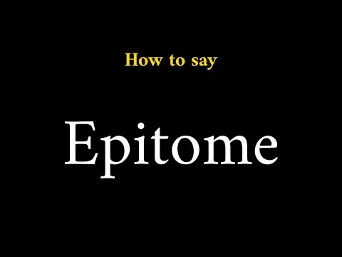 How to Pronounce Epitome • silent letters? /ɪˈpɪtəmi/