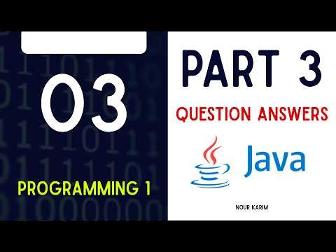 Review Question [3] - Programing 1 (Java)