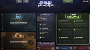 Fivem Custom Pause Menu – Multi-color | QB & ESX Ready | Optimized UI - Etsy