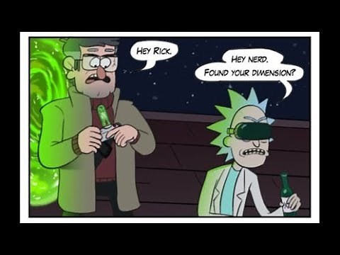 Gravity Falls + Rick and Morty - Rick and Ford [Crossover]