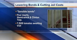 Five MI courts will set reasonable bonds to reduce jail costs