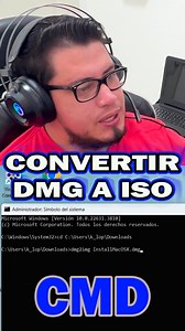 Como Convertir una Imagen DMG a ISO con CMD. #CMD #DMG #ISO #computacion #tecologia #software | PC fácil Digital