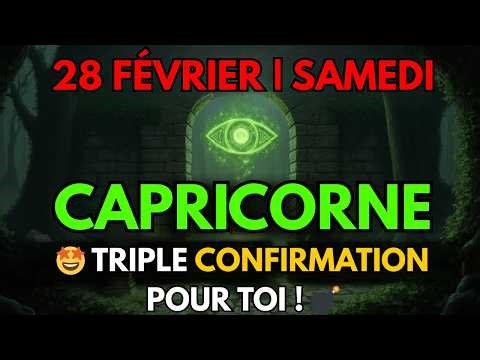 CAPRICORN ♑ THAT'S ALL 🤩 TRIPLE CONFIRMATION FOR YOU ❗💣👀 Daily Horoscope February 28, 2026 🔮