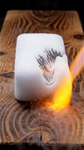 🔥High Temperature dry ice melting. #shorts #torchlab