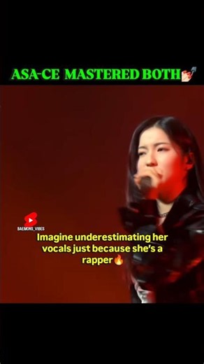 Asa’s live vocals hit differently here 🤯🔥 #babymonster #kpop #shorts