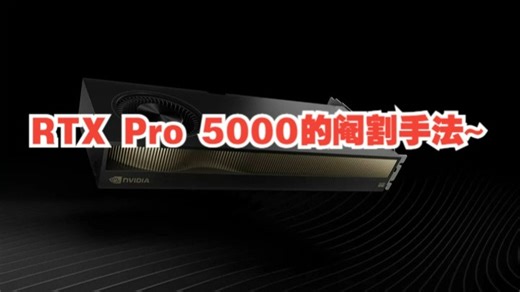 RTX Pro 5000的阉割手法~ 96G砍成48G 72G，真香还是坑？