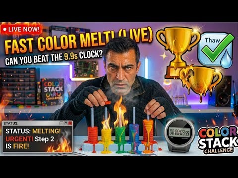 Color Stack CHALLENGE Solo Best! (My SECRET Speed HACK?) LIVE 🏆⚡
