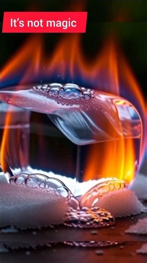 Ice That Burns 🧊🔥 #science #shorts
