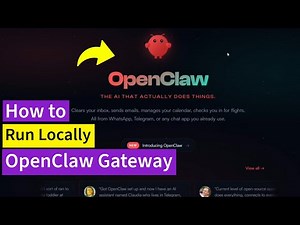 How to Run OpenClaw Gateway Locally | ClawdBot, MoltBot | OpenClaw Websocket Gateway