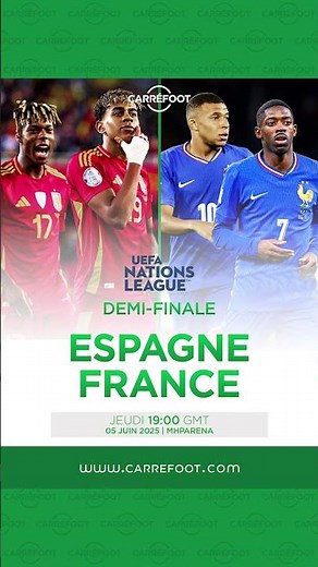 LIGUE DES NATIONS : Espagne – France