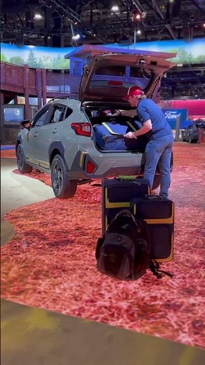 2024 Subaru Crosstrek Luggage Test