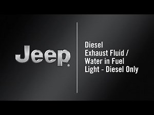 Diesel Exhaust Fluid & Water In Fuel Warning Light | How To | 2021 Jeep Wrangler/Gladiator