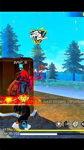 FREE FIRE VIDEO SHORTS WOODPECKER AND MP40 KING 👑 TOP 1 GRANDMASTER PUSH ||