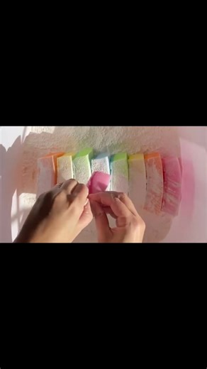 powdery damp variety bulk rainbow kitchen sponge rips asmr ripping by asmr matrix #spongeasmr #spongetok #spongerip #spongeripping #fypppppppppppppp