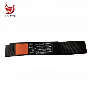 [Hot Item] Polyester Endless Webbing Sling for Lifting Black