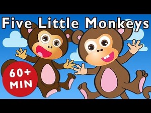 Five Little Monkeys and More | Nursery Rhymes from Mother Goose Club!