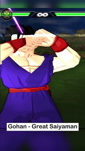 Dragon Ball Z Budokai Tenkaichi 3 - All Gohan Transformations (4K 60FPS)