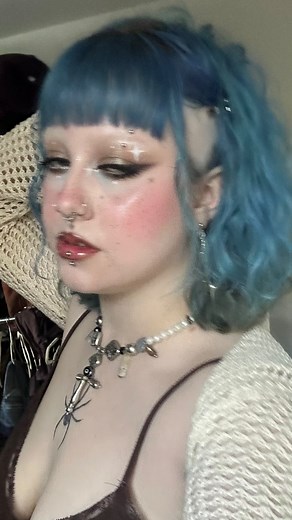 some whimsigoth festival makeup inspo for you✨ & no, clearly i’m not actually at glastonbury (i wish lol) /sound ad ib: @oatmilkmakeup (queen of whimsigoth!! i’ve been wanting to try out her style of makeup for so long, it’s so gorg) @danessamyricksbeauty colorfix nude 3 8 & colorfix stix 10* @kaleidosmakeup cold brew palette* @beautybay liquid eyeshadow* @hourglasscosmetics unlocked instant extensions mascara* @plouise_makeup_academy base 0 & lip liner* @benefitcosmeticsuk Benetint* @milkmakeup