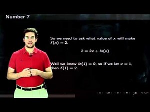 Calculus II, Lecture 2, Solution to Exam Question 1