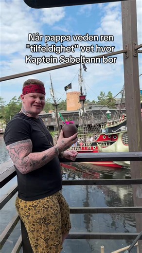 Kaptein Sabeltann i Kristiansand Dyrepark – tilfeldighet