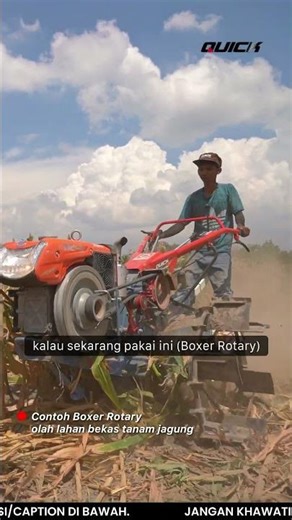 Boxer Rotary Olah Tanah Cepat Petani Gak Rugi!