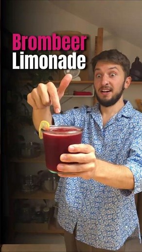 🍇 Erfrischende Brombeer-Limonade selber machen | Vegan & blitzschnell