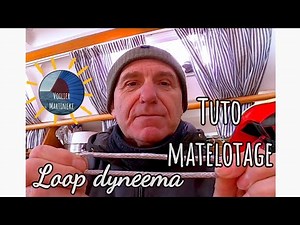 Loop dyneema + poulie, matelotage @VoilierMartineke