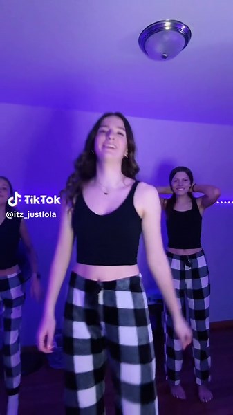 Triplets Dancing: Teresa Winters, Lola Winters, Laurel Winters