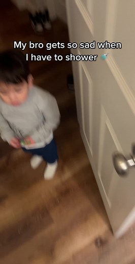 Baby Brother Scared of Water - Heartwarming Moment