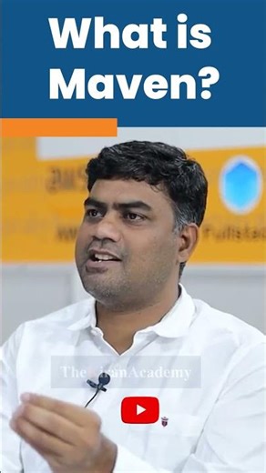 What is a Maven? | Java Interview Question | #shorts #kiransir #java