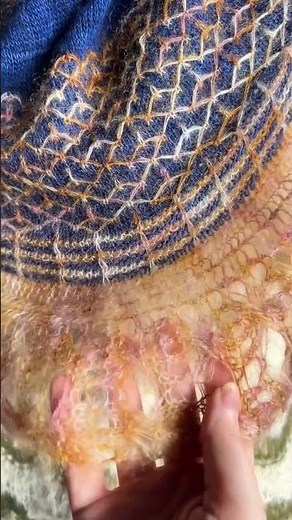 Looking for a unique shawl pattern? Meet the Quilted Feather Shawl!