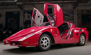 Jay Leno Drives a Bizarre Fake Enzo Ferrari Based on the Pontiac Fiero