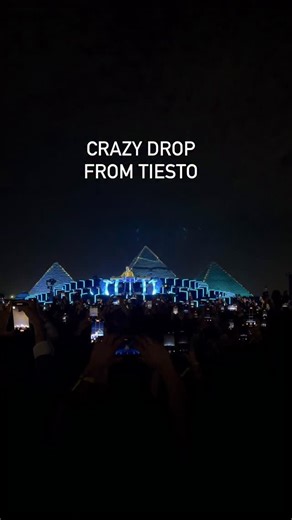 Yalla Techno on Instagram: "Crazy melody form @tiesto at pyramids for his pure trance set 😍"