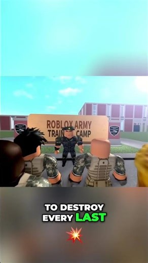 Roblox Army Training: Prepare for Intense Battle! #shorts