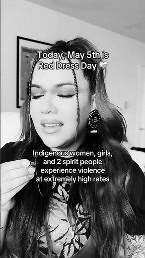 Red Dress Day Also Known As The National Day #indigenous #nativeamerican #culture