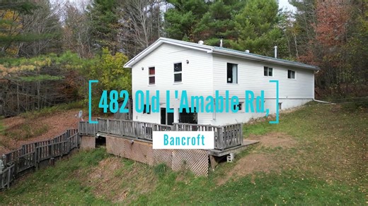 JUST LISTED! 🏡 31 Acres • Minutes from Downtown Bancroft! 🌲 Privacy, space & nature — all in one amazing property! ✨ Highlights: • 30 acres with frontage on 2 roads • 🚤 Public access to Lake L’Amable beach & boat launch right on your street! • 🏠 Spacious 5-bedroom home — solid, functional & full of potential • 🌿 Perfect for families, hobbyists, or nature lovers • 💰 Value-priced & waiting for your touch! 📍 Bancroft, Ontario — where convenience meets country living 💛 MLS # X12468588 $475,0