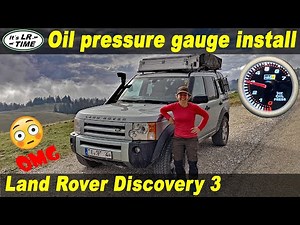 Land Rover Discovery - How to install an oil pressure gauge