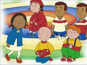 Caillou Caillou's valentines caption