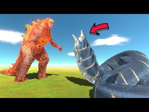 Basilisk vs All Kaiju | Who Can Defeat Basilisk - Animal Revolt Battle Simulator