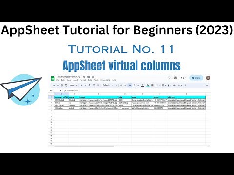 How to add virtual columns and what is function of virtual columns in appsheet.
