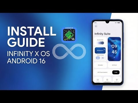🔥 Install Infinity X OS (Android 16 QPR2) | Redmi Note 7 Pro