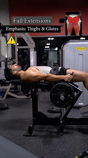 Hip Thrusts: Know The Difference ⚠️ . Hip Thrusts has personally become one of my favourite Glute Exercises in terms of building overall size. When performing this exercise, here are two distinct variations you want to have in your arsenal. When performing the 1st Variation, this is the Regular Hip Thrusts variation that performs the movement with a full range of motion, emphasizing your Quads, Hamstrings, and Glutes in the movement. However, when performing the KAS Variation, this will focused 