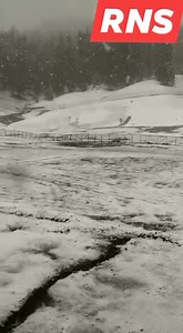 2.7K views · 41 reactions | Gulmarg turns all white again. Thanks to Spring snowfall. Video: Mir Faisal | Rafiabad News service | Facebook