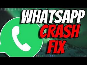 ✅WhatsApp Crashing Fix (Appearing and disappearing)✅