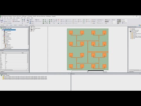 Patch Antenna Array design Using HFSS
