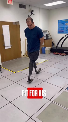 Breana Ross on Instagram: "Backwards-facing Prosthetics: Ross Holland has found increased comfort, energy, balance, and opportunity wearing his prosthetic legs with the feet facing backwards. Now researchers hope this method could help more amputees with better balance, comfort, and mobility while wearing their prosthetic legs."