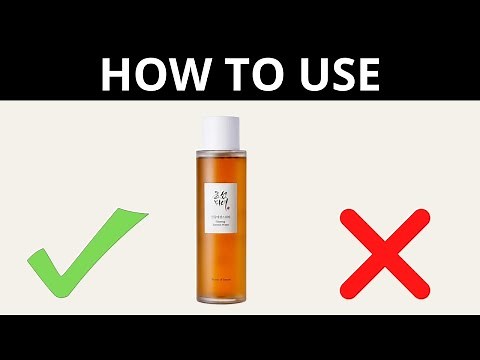 How To Use Beauty of Joseon Ginseng Essence Water