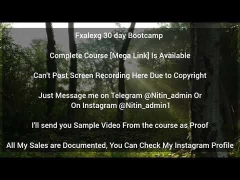 Fxalexg 30 Day Bootcamp Course Download