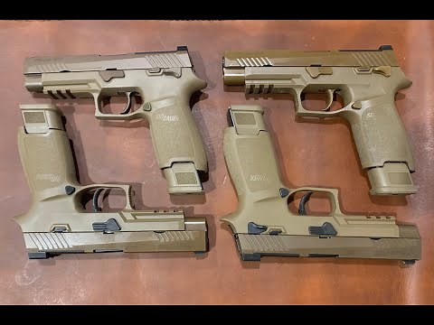 Sig M17 pistol models- what's the difference?